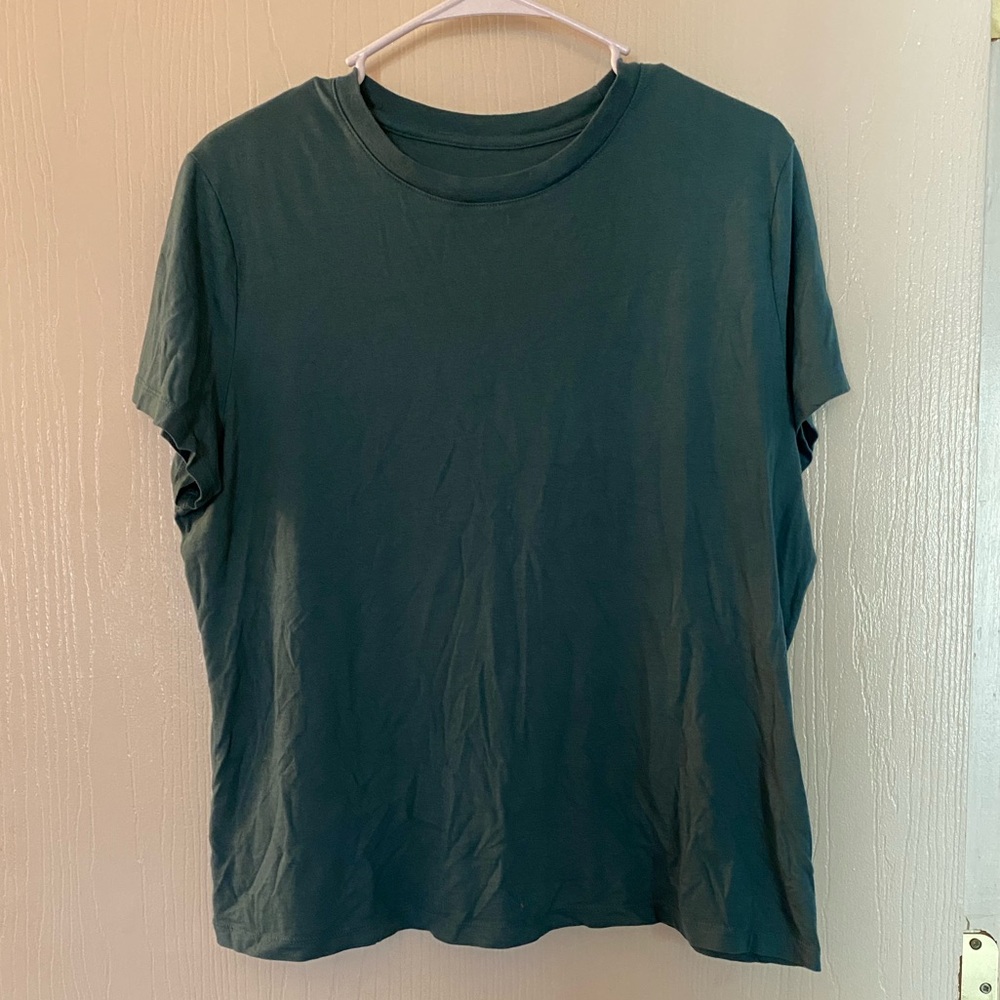 Classic cotton t shirt, teal, Size XL, A New Day